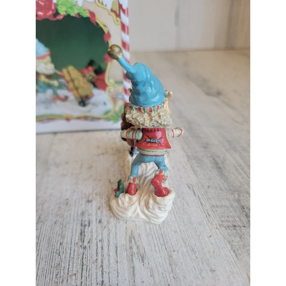 Enesco Fronsie elf cookie carter vintage North Pole accessory Village Santa's